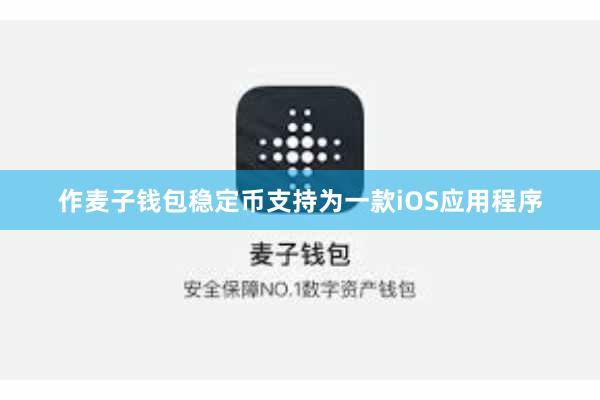 作麦子钱包稳定币支持为一款iOS应用程序