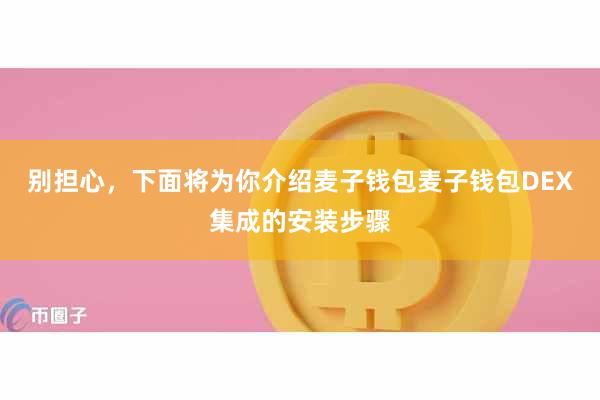 别担心,下面将为你介绍麦子钱包麦子钱包DEX集成的安装步骤
