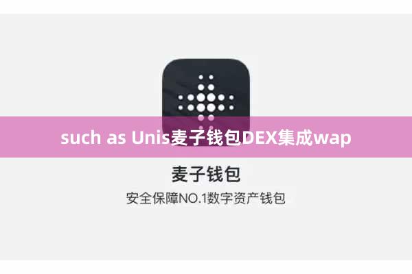 such as Unis麦子钱包DEX集成wap