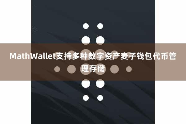 MathWallet支持多种数字资产麦子钱包代币管理存储