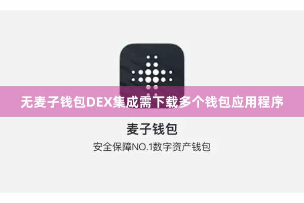 无麦子钱包DEX集成需下载多个钱包应用程序